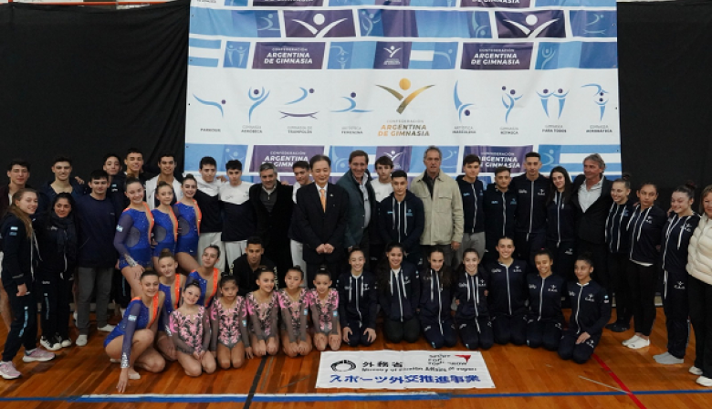 Argentina y Japón, lazos deportivos a favor de la gimnasia